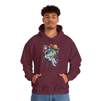 Astronaut Gamer Space Gaming System Planets Hoodie