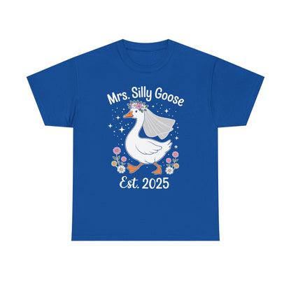 Mrs. Silly Goose Couple Matching Wedding Funny Bride to Be T-Shirt