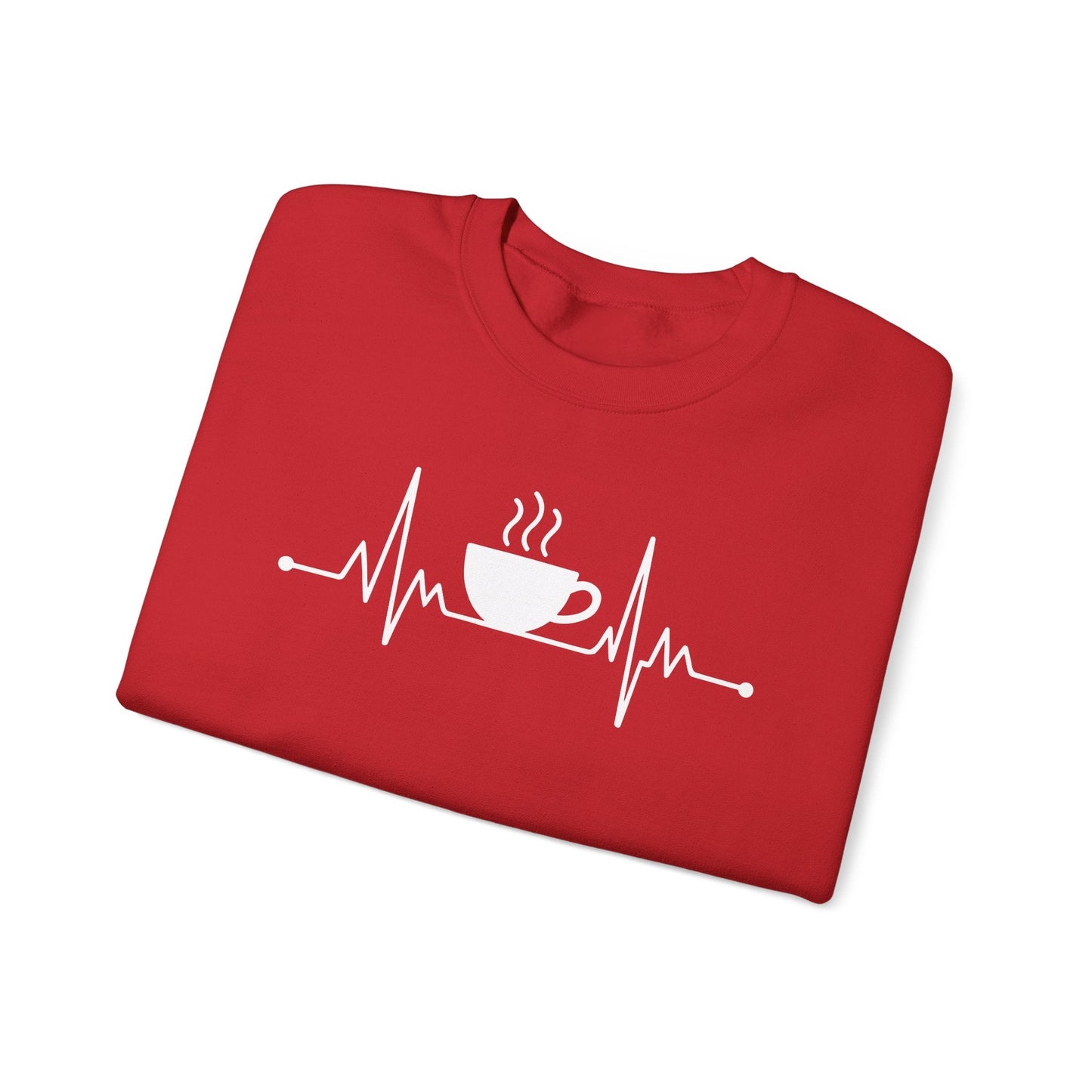 Coffee Heartbeat Drinking Coffee Sweatshirt