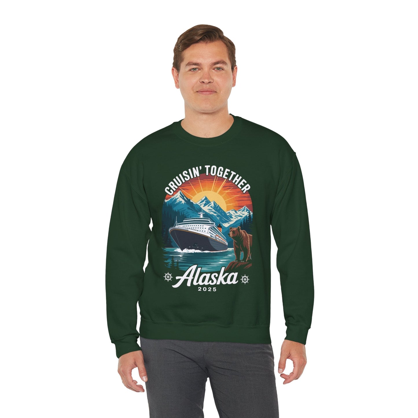 Cruisin Together Alaska 2025 Family Friend Alaska Cruise Sweatshirt