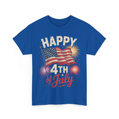 Happy 4th Of July Patriotic American US Flag 4th Of July T-Shirt