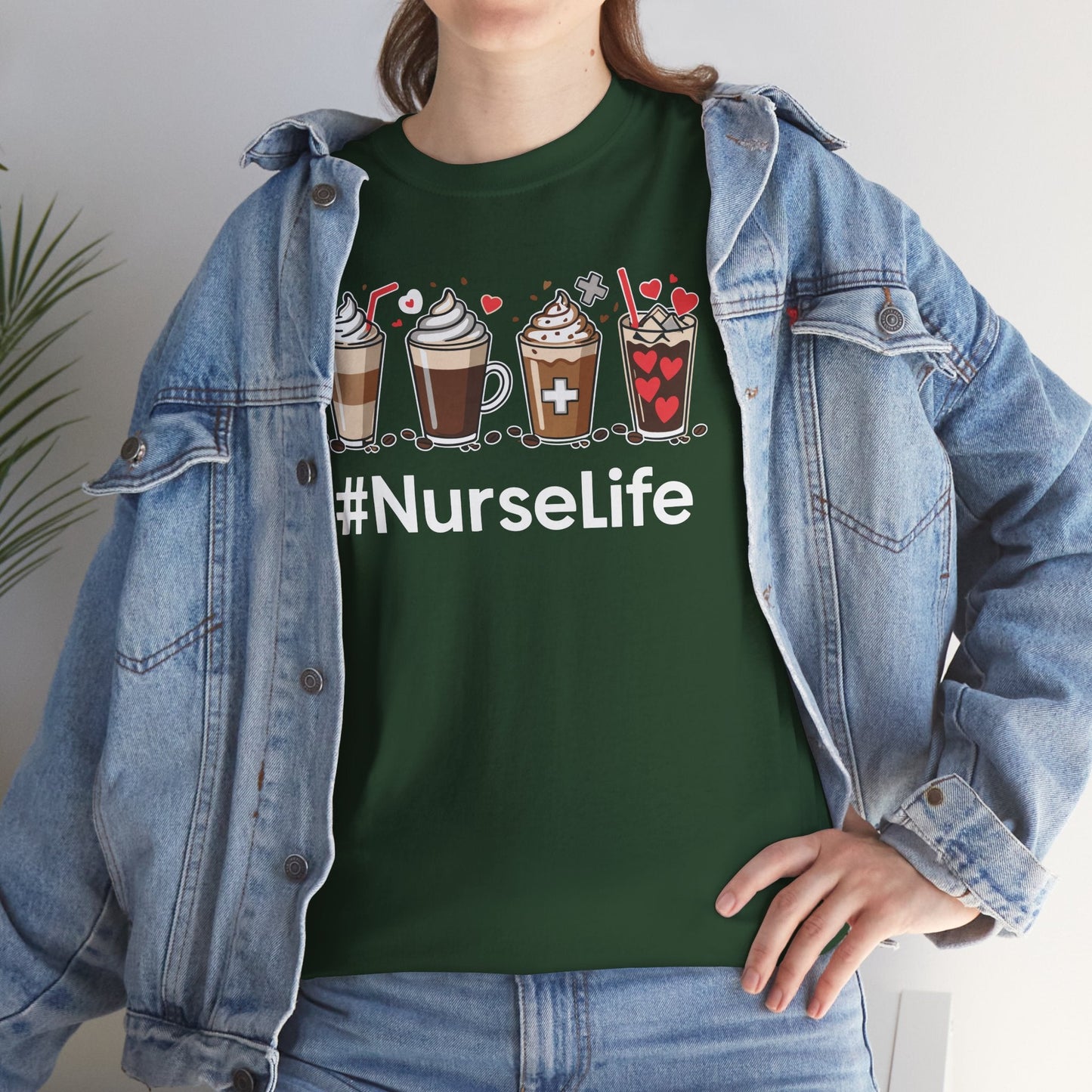 Nurse Life Funny Coffee Nurses Fuel Registered Nurse Medical T-Shirt