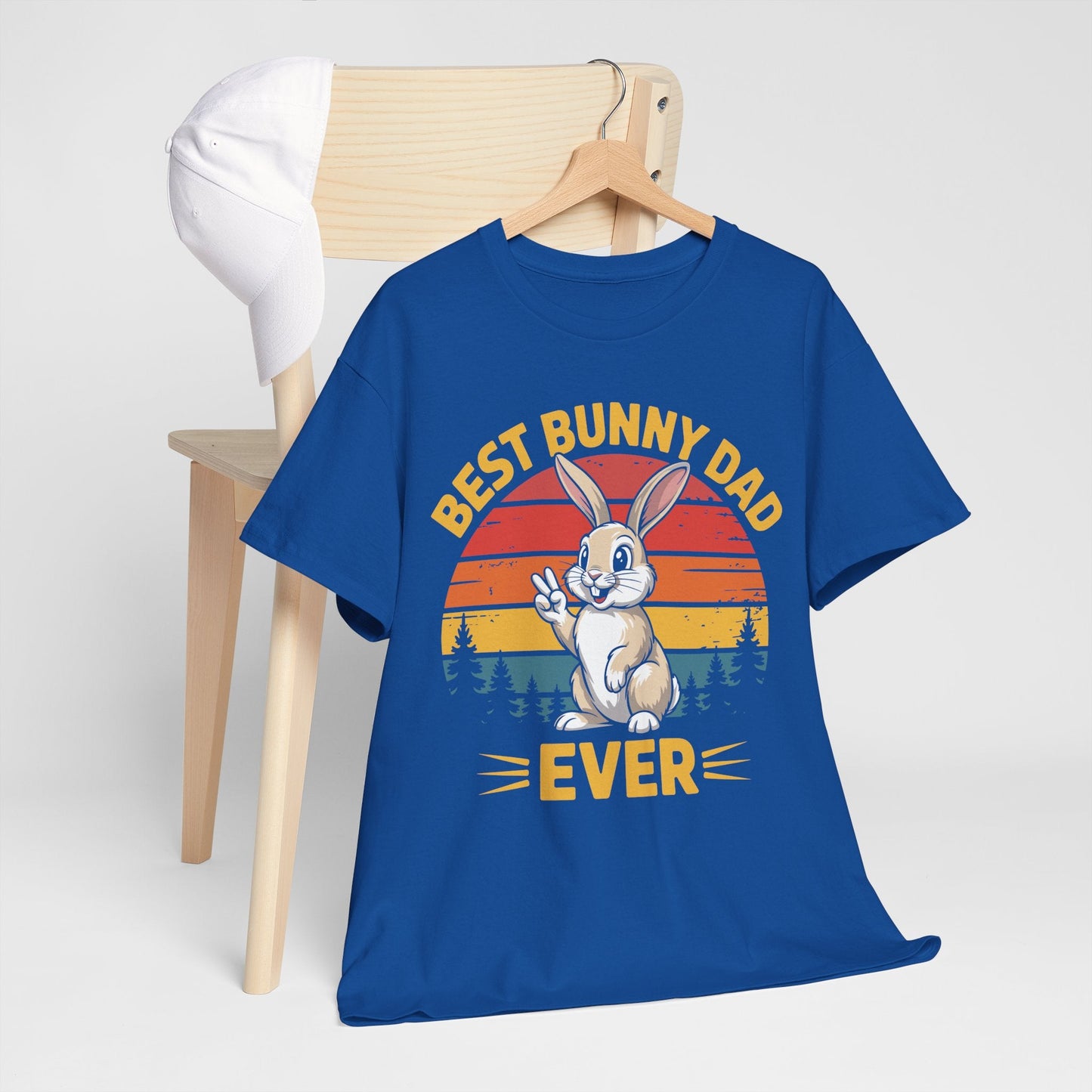 Best Bunny Dad Ever Funny Rabbit Lover Dad Gift T-Shirt for Pet Owners