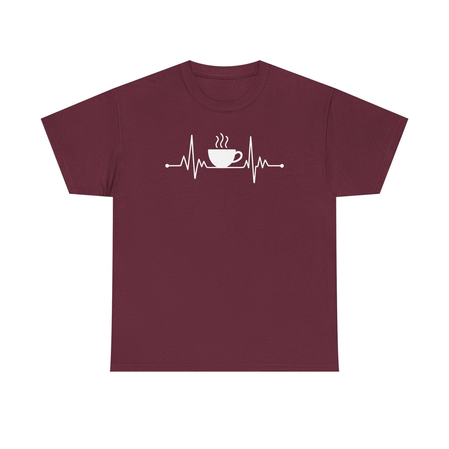 Coffee Heartbeat Drinking Coffee T-Shirt