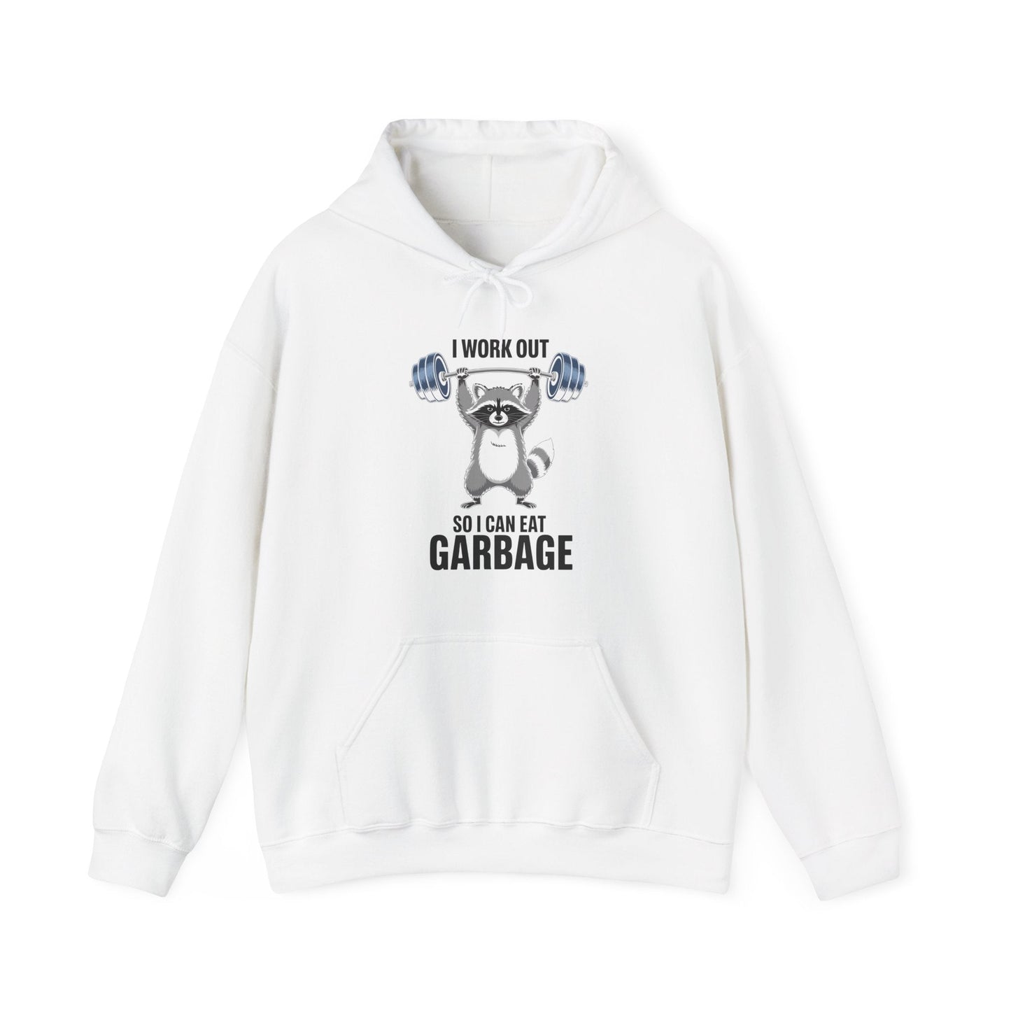 Raccoon Deadlift Bodybuilding Animal Funny Gym Fitness Hoodie