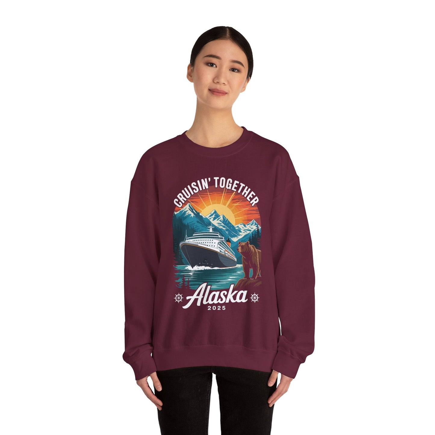 Cruisin Together Alaska 2025 Family Friend Alaska Cruise Sweatshirt