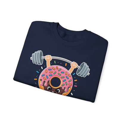 Funny Weightlifing Fitness Workout Gym Donut Lover Sweatshirt
