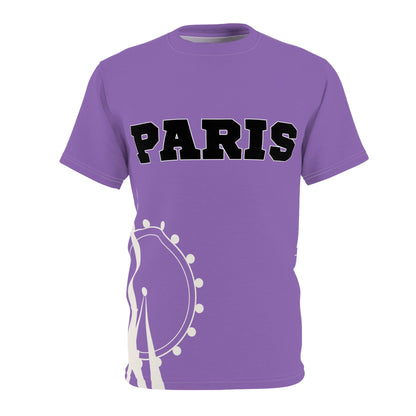 Paris Unisex Cut and Sew Tee Stylish and Comfortable All-Over T-Shirt