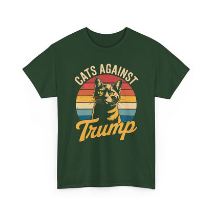 Cats Against Trump Funny Anti Trump Election Funny Cat T-Shirt