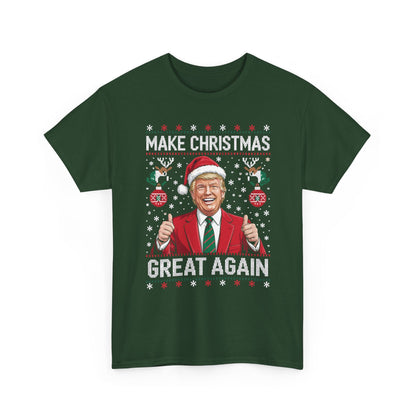 Funny Trump Make Christmas Great Again Xmas Pajamas Ugly T-Shirt