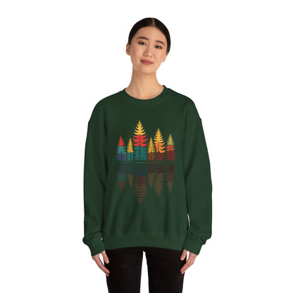 Nature Reflection Forest Trees Outdoor Wildlife Sweatshirt