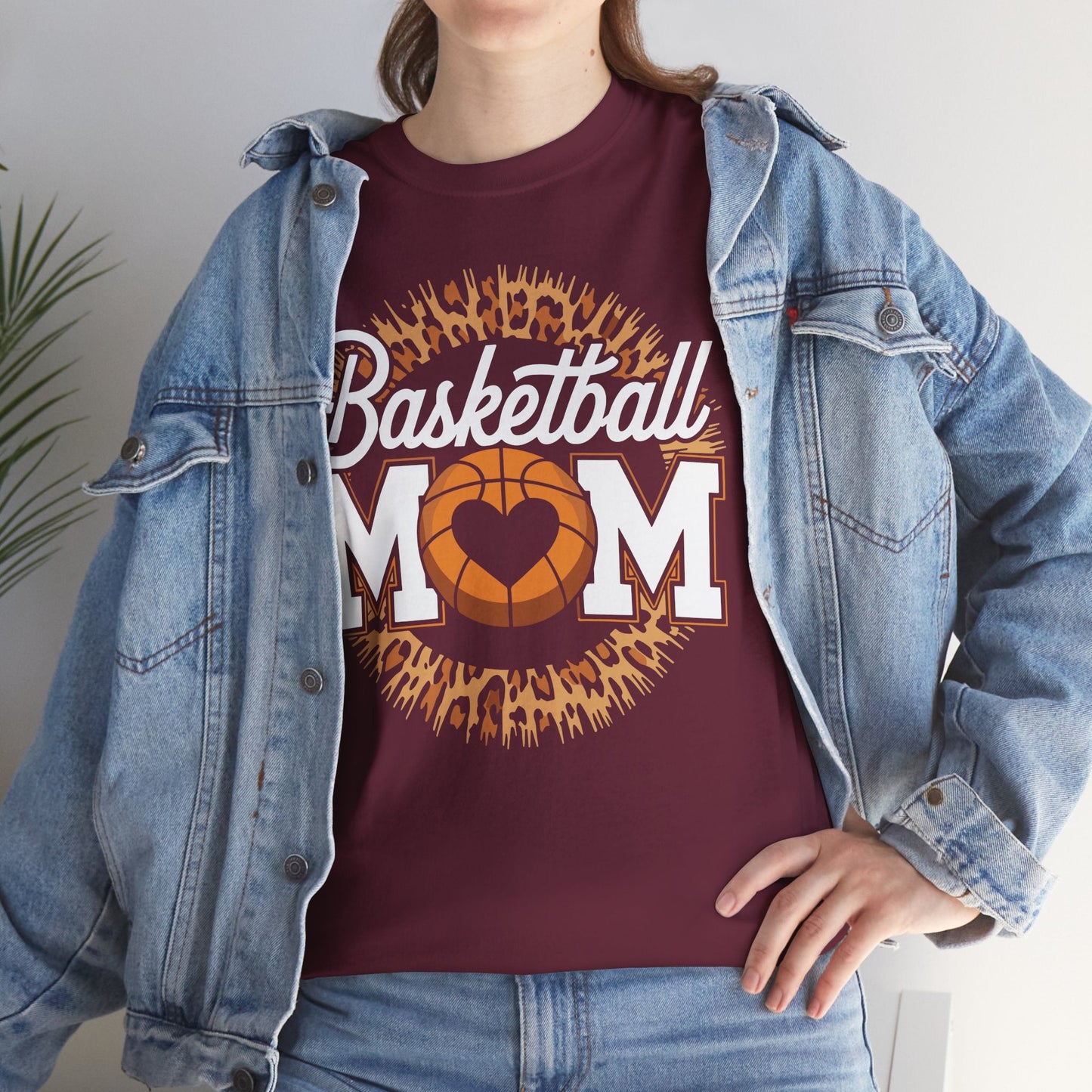 Basketball Mom Shirt Mom Game Day Outfit Mothers Day Gift T-Shirt