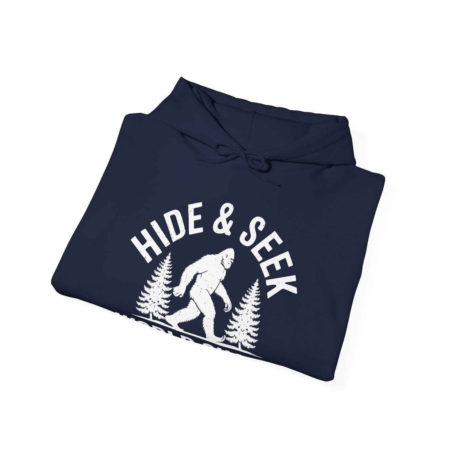 Bigfoot Hide And Seek World Champion Sasquatch Retro Vintage Hoodie