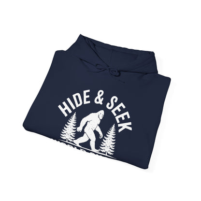 Bigfoot Hide And Seek World Champion Sasquatch Retro Vintage Hoodie