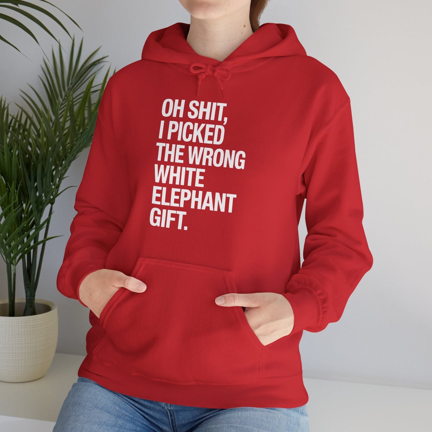 Oh Shit Funny White Elephant Gifts for Adults Under 15 20 Hoodie