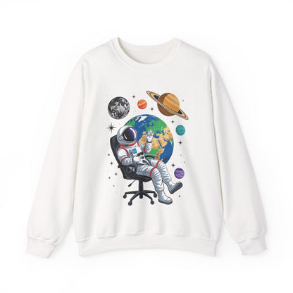 Astronaut Gamer Space Gaming System Planets Sweatshirt