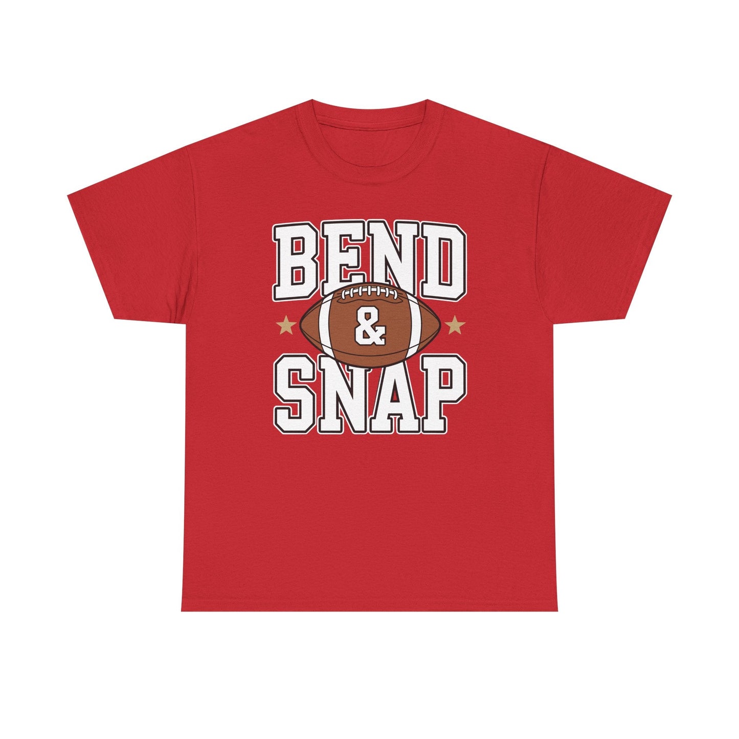 Funny Game Day Touchdown Season Cute Bend and Snap Football T-Shirt