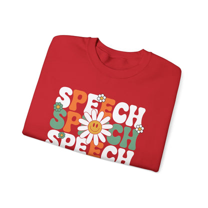 Speech Therapy Retro Speech Language Pathologist Therapist Sweatshirt