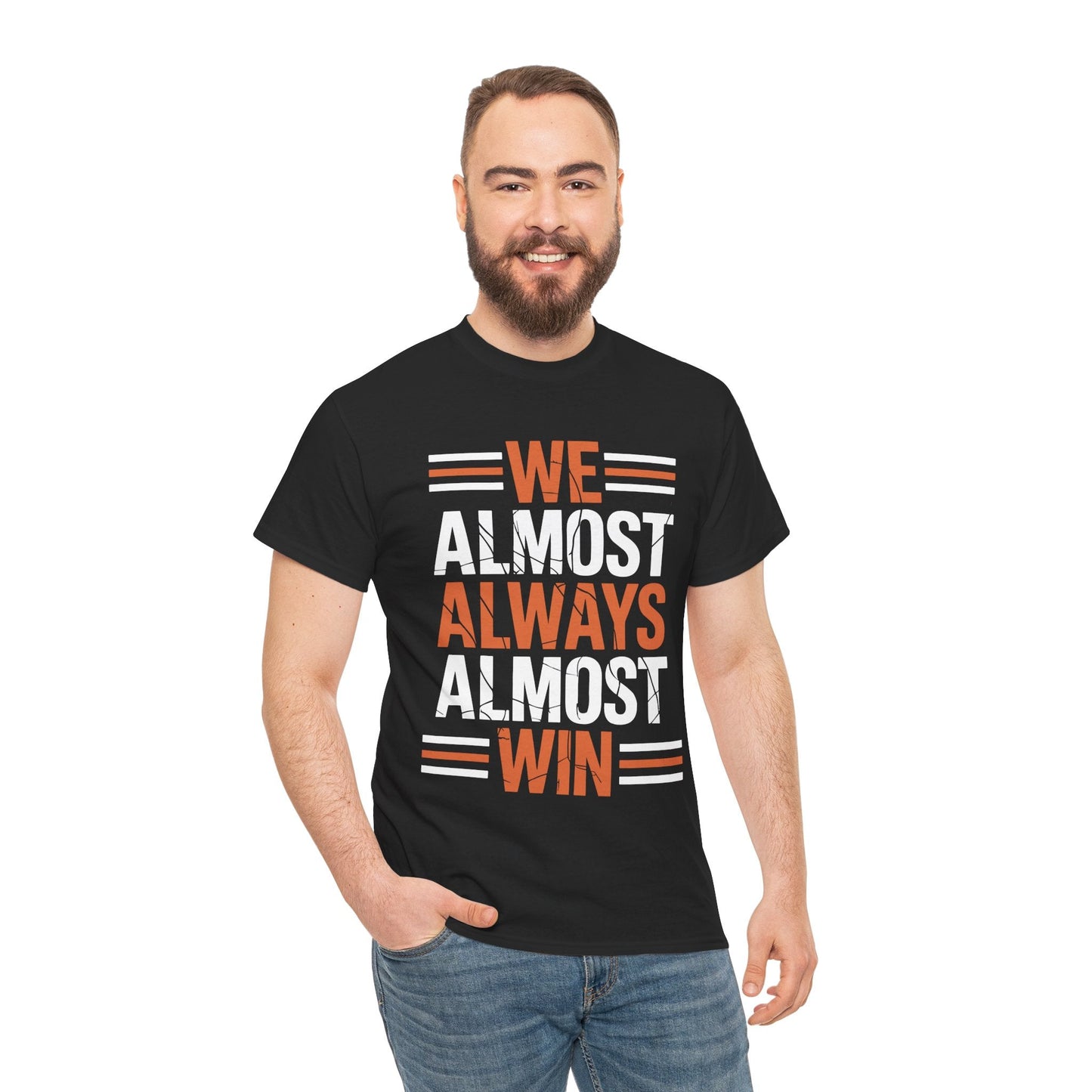 Funny Cleveland Throwback We Almost Always Almost Win Football Fans Lovers T-Shirt