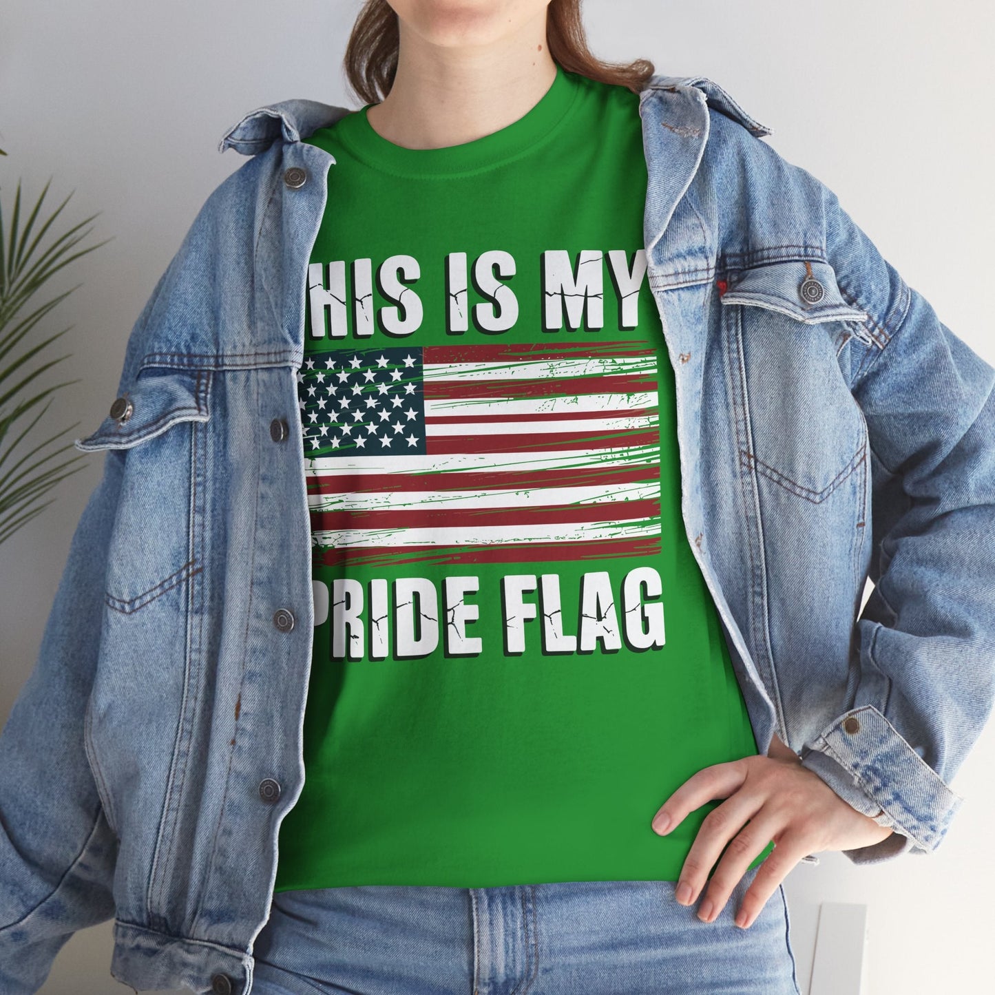 This Is My Pride Flag USA American 4th of July Patriotic T-Shirt