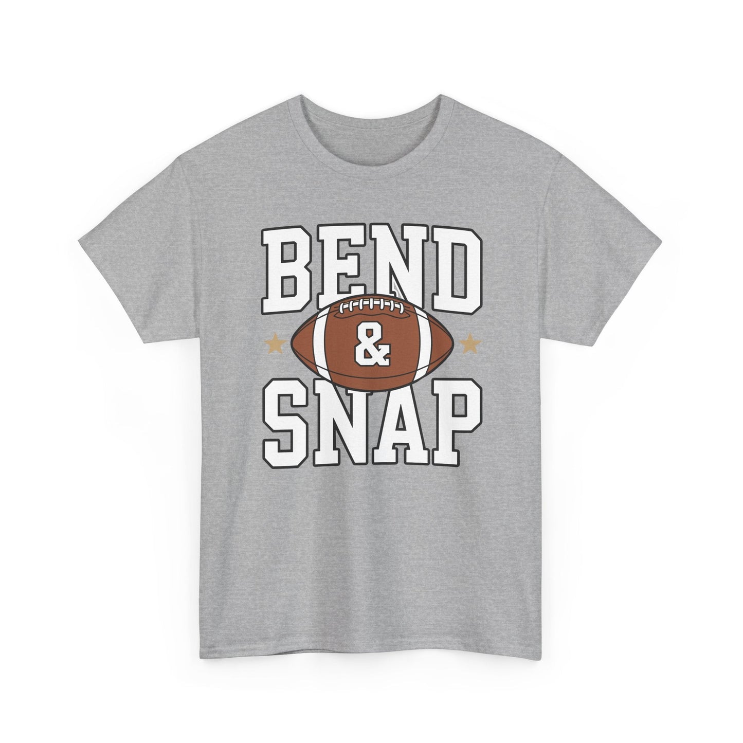 Funny Game Day Touchdown Season Cute Bend and Snap Football T-Shirt