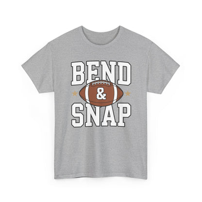 Funny Game Day Touchdown Season Cute Bend and Snap Football T-Shirt
