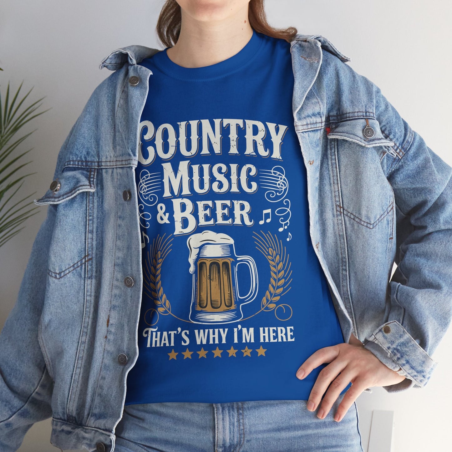 Vintage Country Music and Beer That's Why I'm Here Legends T-Shirt