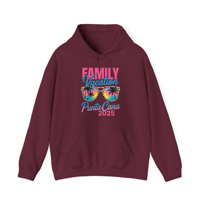 Family Vacation Punta Cana 2025 Matching Holiday Summer Hoodie