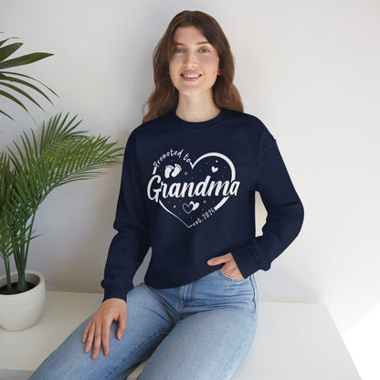 Promoted to Grandma Est 2025 Soon to be Grandma Mothers Day Sweatshirt