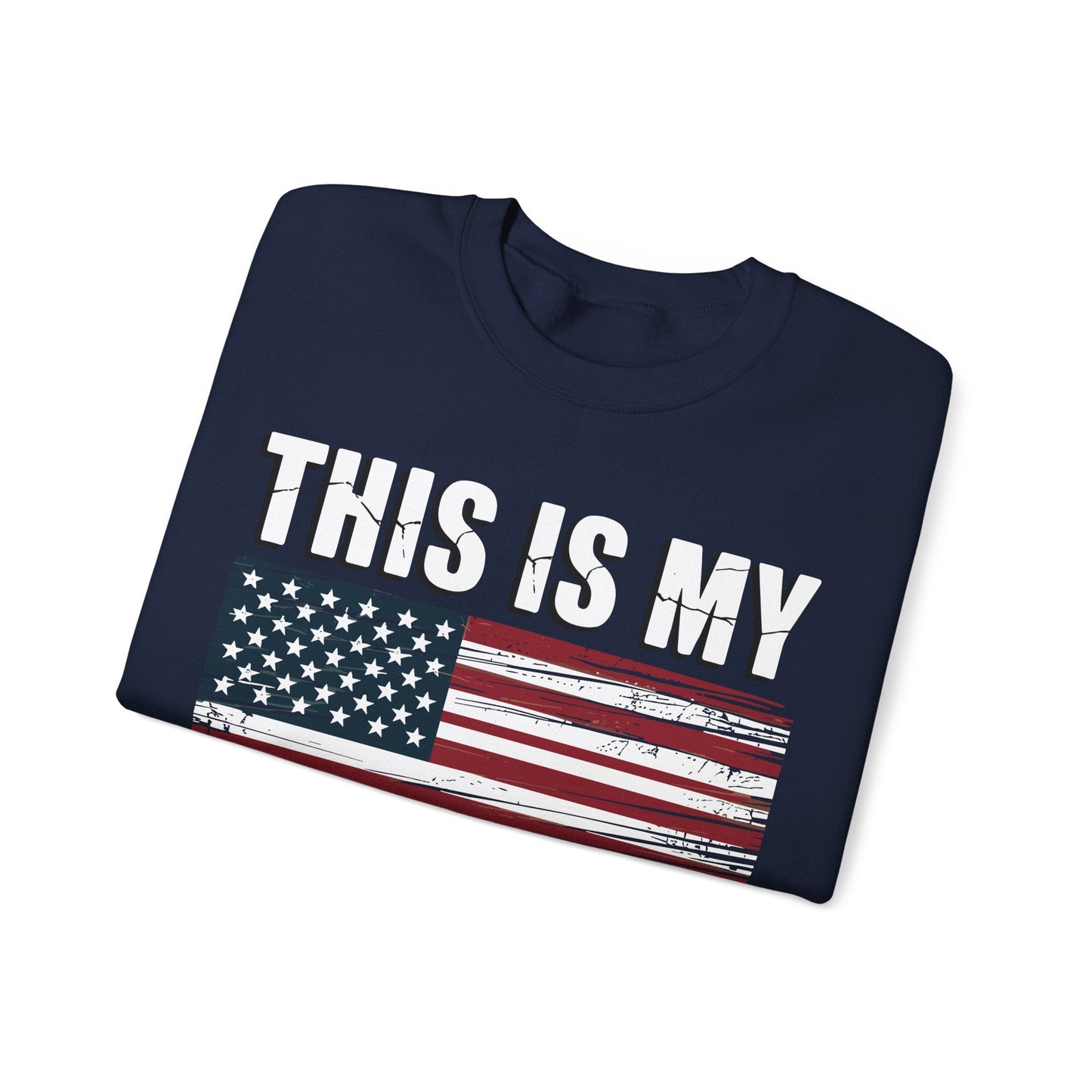 This Is My Pride Flag USA American 4th of July Patriotic Sweatshirt