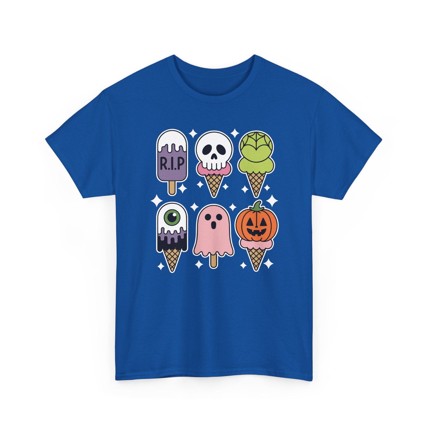 Horror Movie Summer Popsicle Halloween Ice Cream Summer-ween T-Shirt for Men Women