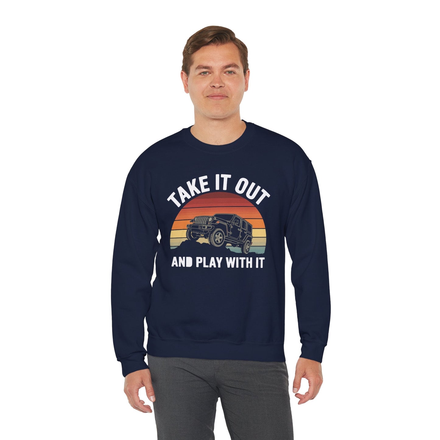 Catch Some Rays Vintage Retro Take It Out And Play Sweatshirt