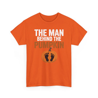 Pregnant Thanksgiving Costume for Dad Expecting Lil Pumpkin T-Shirt