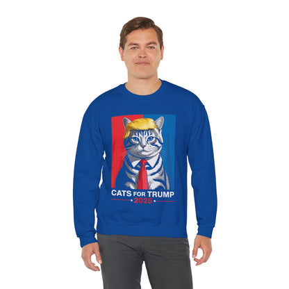 Cats For Trump 2025 Funny Tee For Vance Trump Sweatshirt