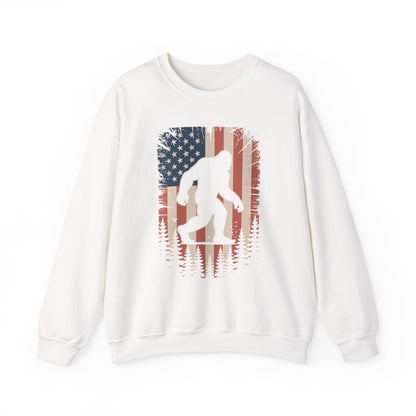 Bigfoot 4th of July Shirt American USA Flag Patriotic Sweatshirt