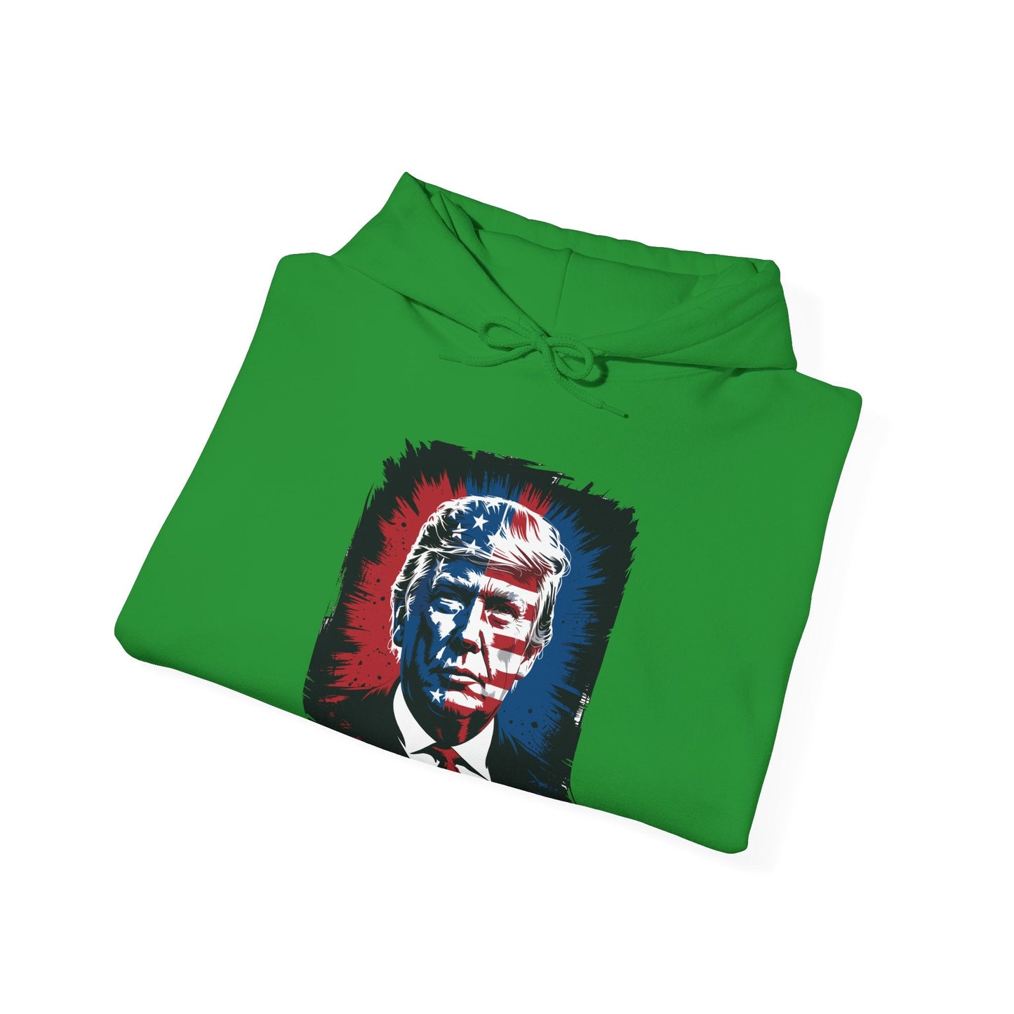 President Trump Portrait 4th July Hoodie