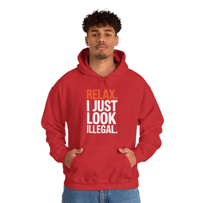 Funny Relax, I Just Look Illegal Sarcastic Hoodie