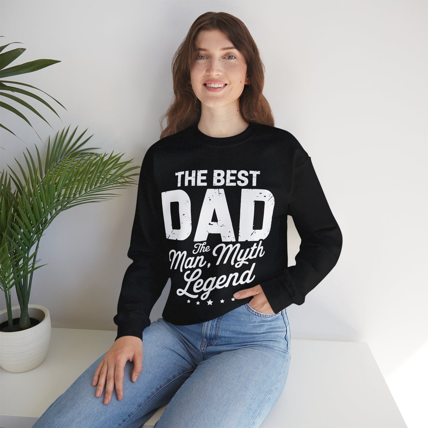 Dad The Man The Myth The Legend Men Papa Funny Father's Day Sweatshirt