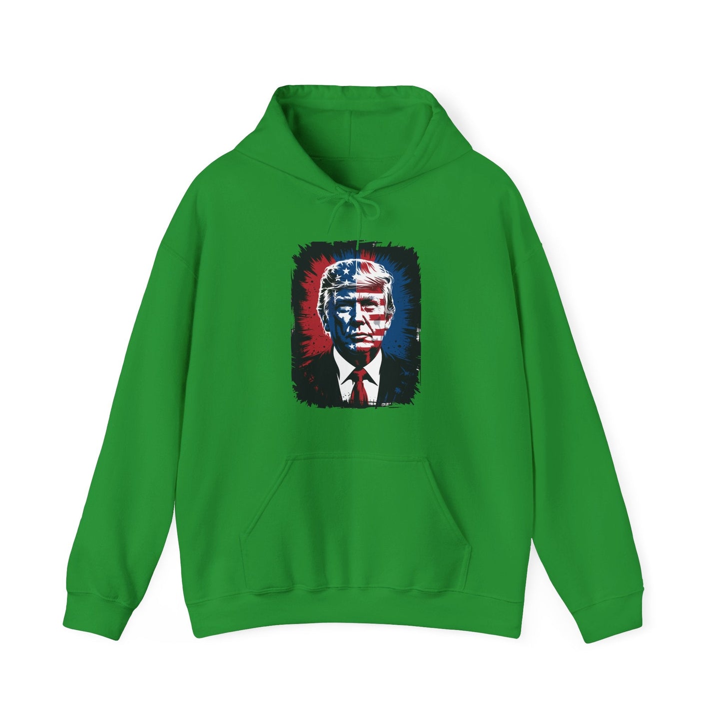 President Trump Portrait 4th July Hoodie