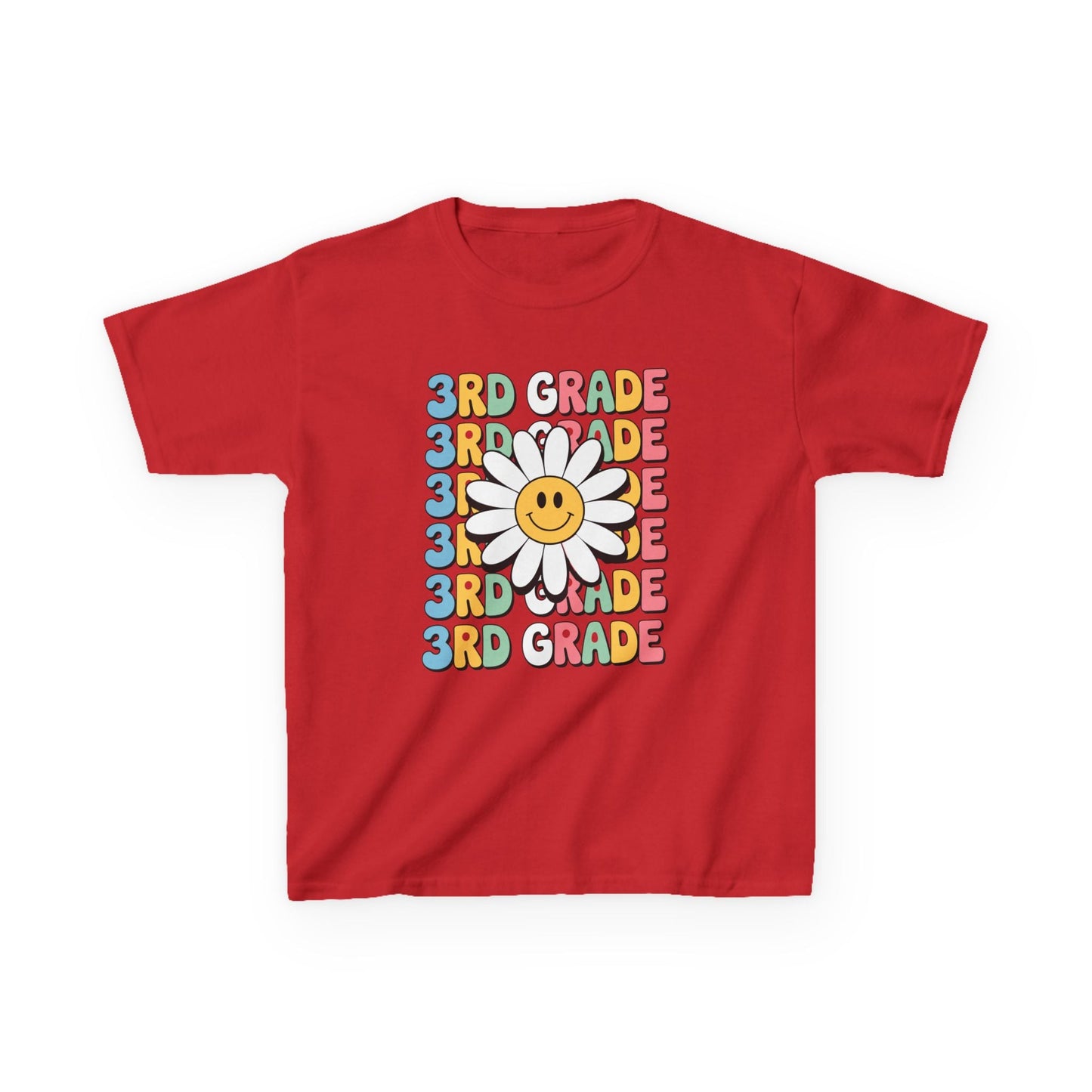 Groovy 3rd Grade Back To School First Day of Third Grade T-Shirt
