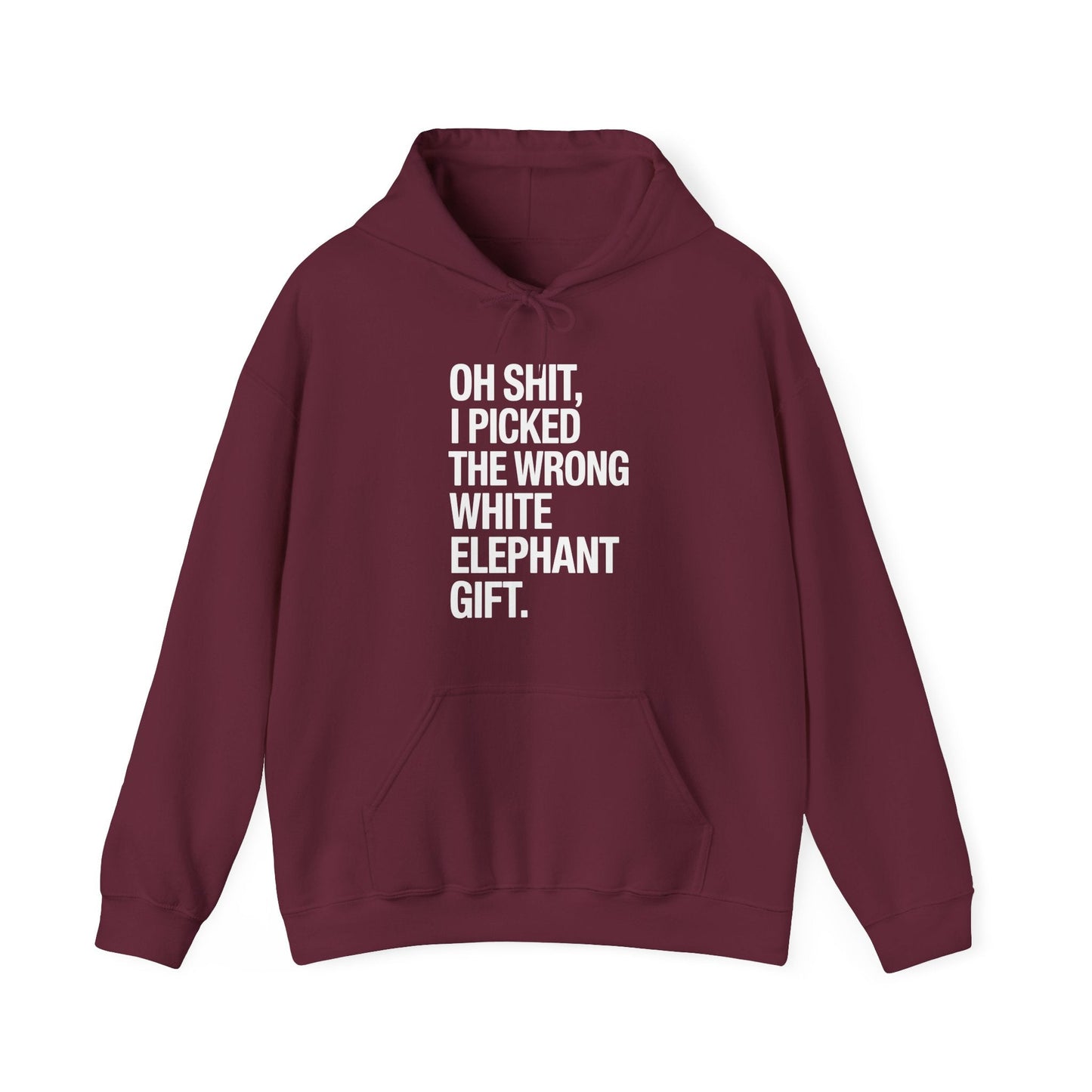 Oh Shit Funny White Elephant Gifts for Adults Under 15 20 Hoodie