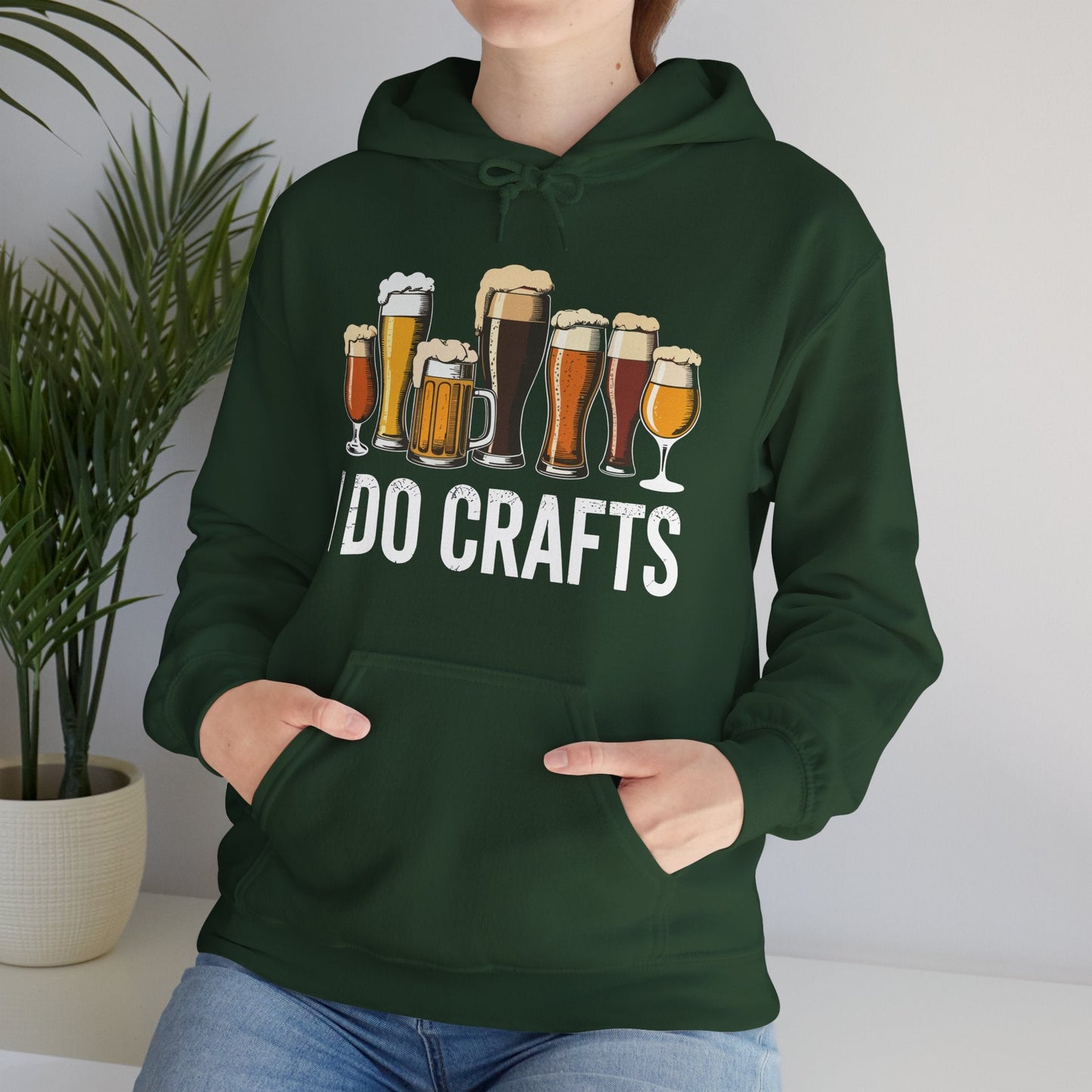 Craft Beer Vintage I Do Crafts Home Brew Art Hoodie