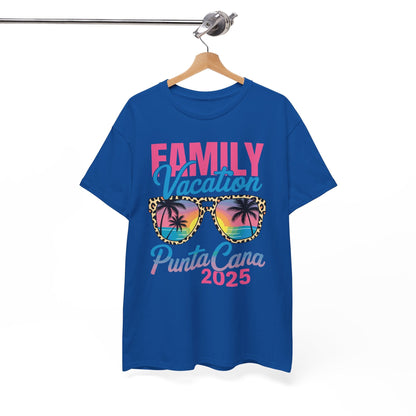 Family Vacation Punta Cana 2025 Matching Holiday Summer T-Shirt