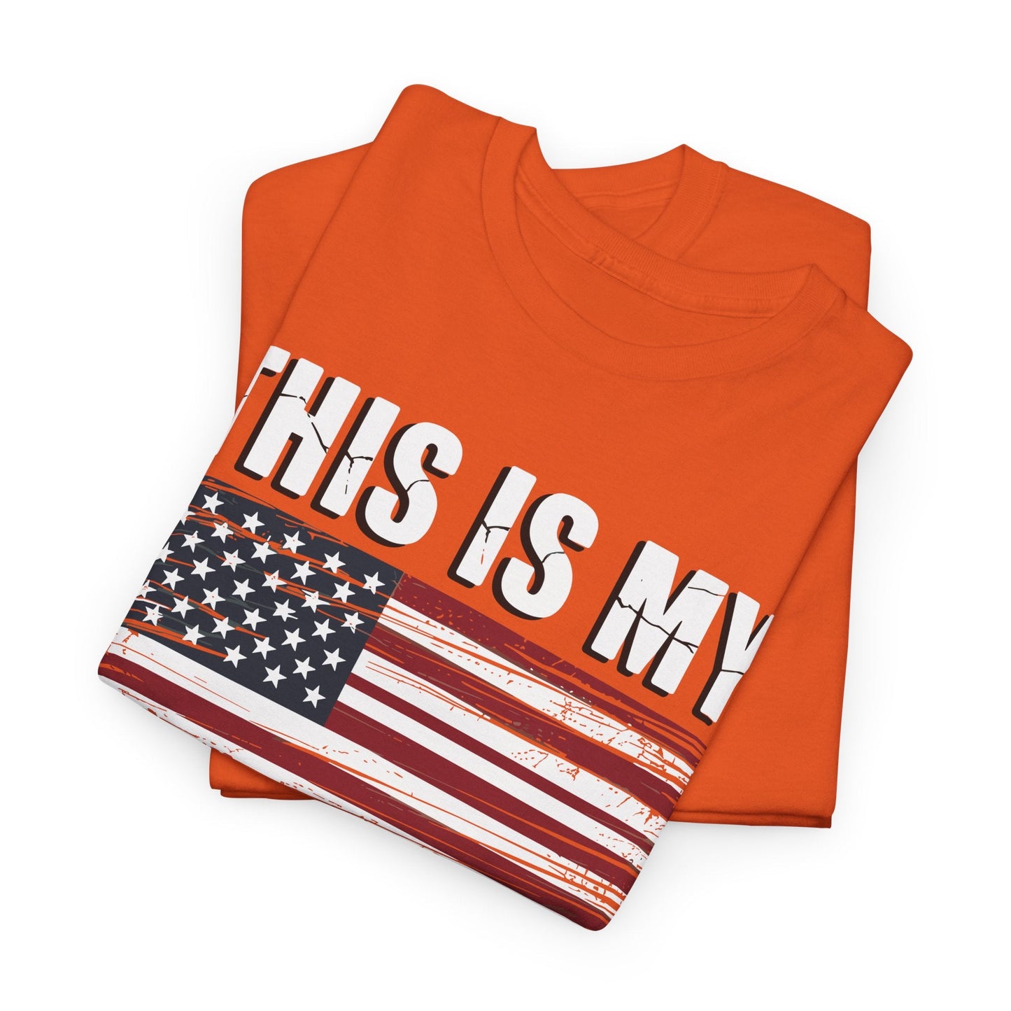 This Is My Pride Flag USA American 4th of July Patriotic T-Shirt