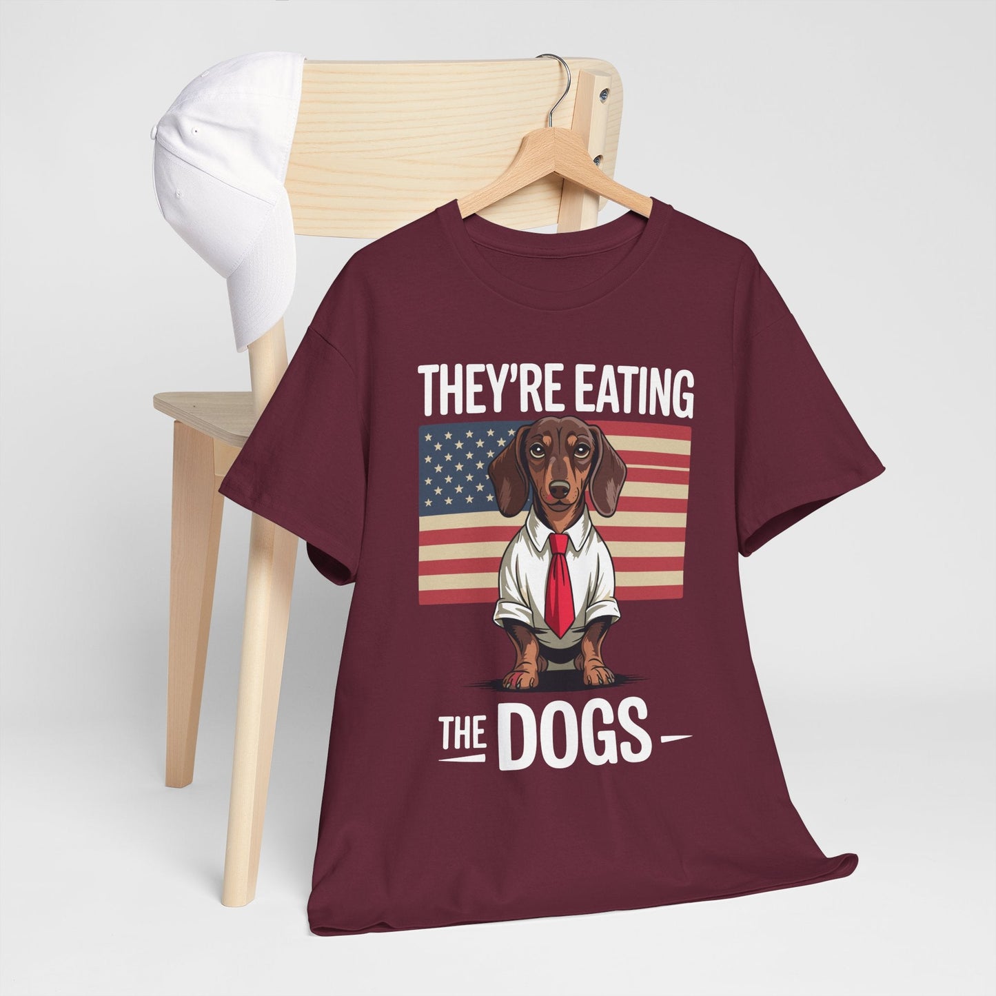 They're Eating the Dogs Trump Hot Dog T-Shirt For Men Women