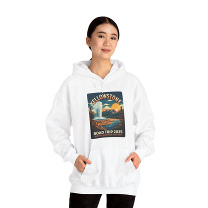 Yellowstone Family Road Trip 2025 National Park Outdoor Hoodie