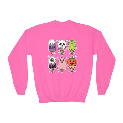 Horror Movie Summer Popsicle Halloween Ice Cream Summer-ween Sweatshirt