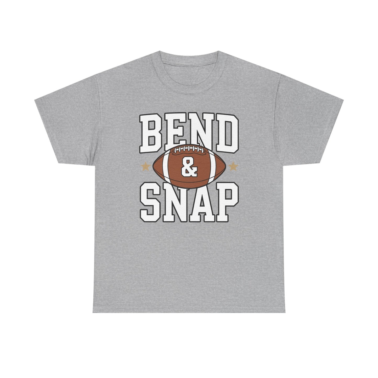 Funny Game Day Touchdown Season Cute Bend and Snap Football T-Shirt
