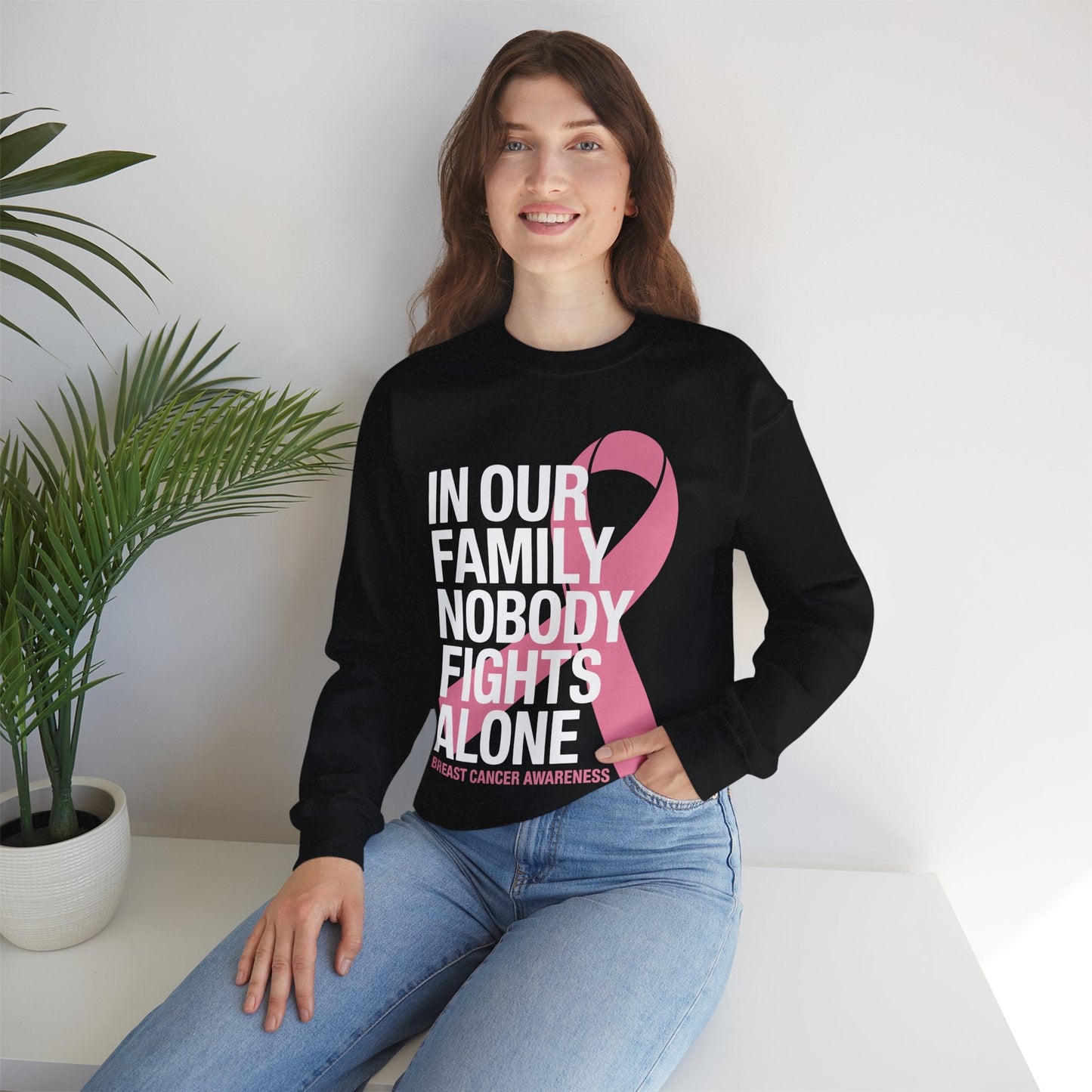 Breast Cancer Support Pink Breast Cancer Awareness Sweatshirt