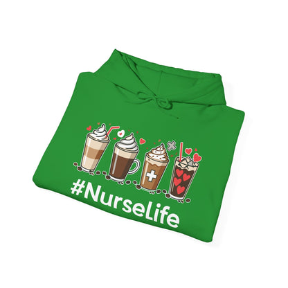 Nurse Life Funny Coffee Nurses Fuel Registered Nurse Medical Hoodie